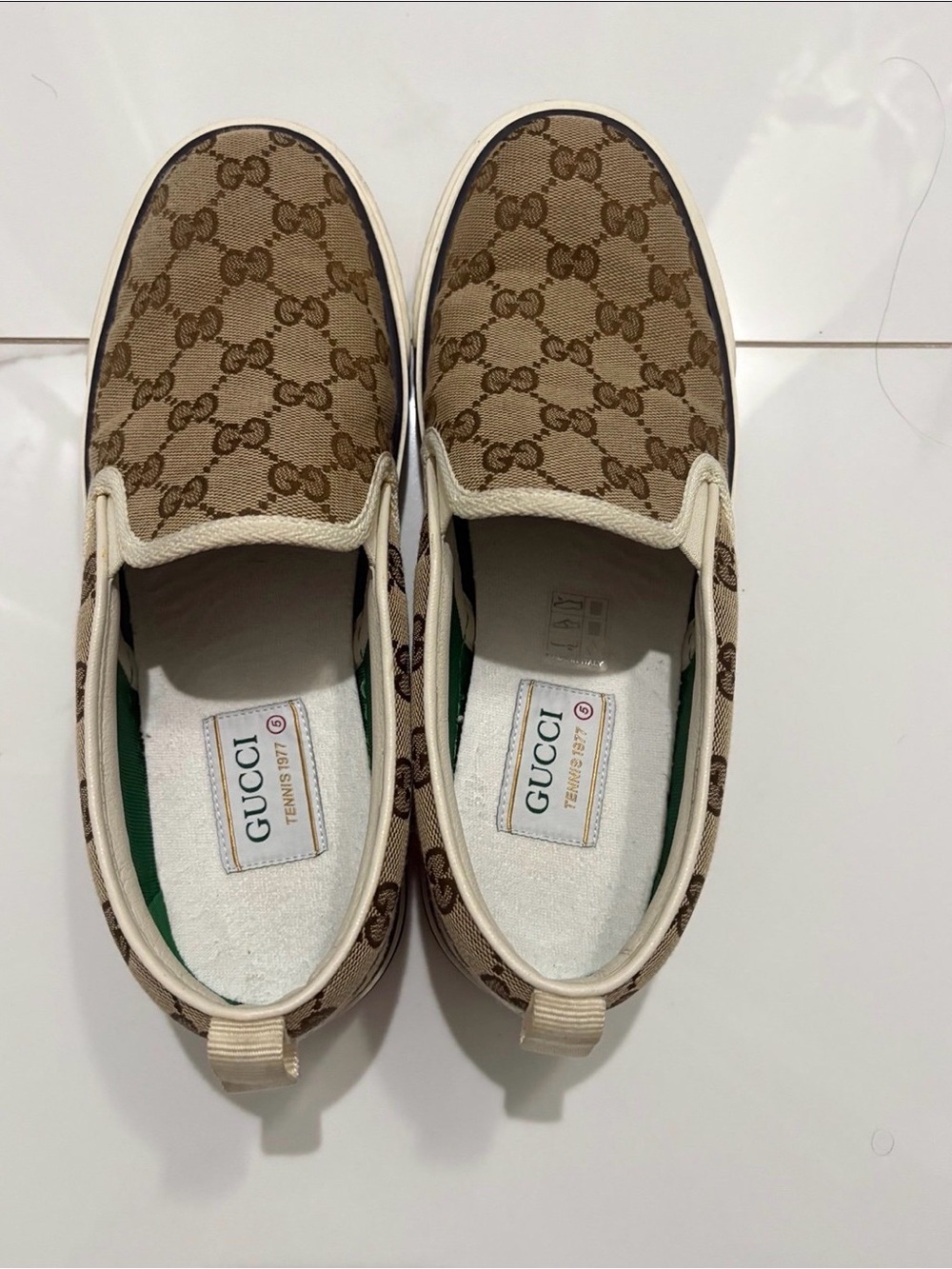 Gucci slip ons